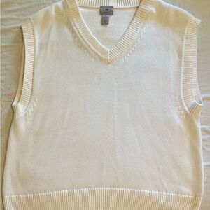 H&M Cream V-Neck Knit Vest